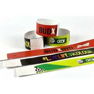 1 Inch Tyvek Paper Wristband