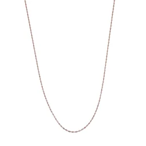 1.35mm Two-Tone Twisted Dorica Chain - 24"