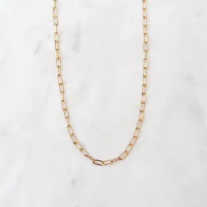 16" Gold Filled Round Drawn Cable Chain