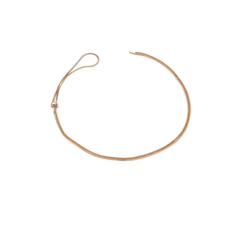 18K Gold Plated Lariat Necklace