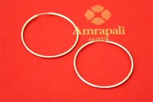 20C342 Classic Silver Hoop Earrings