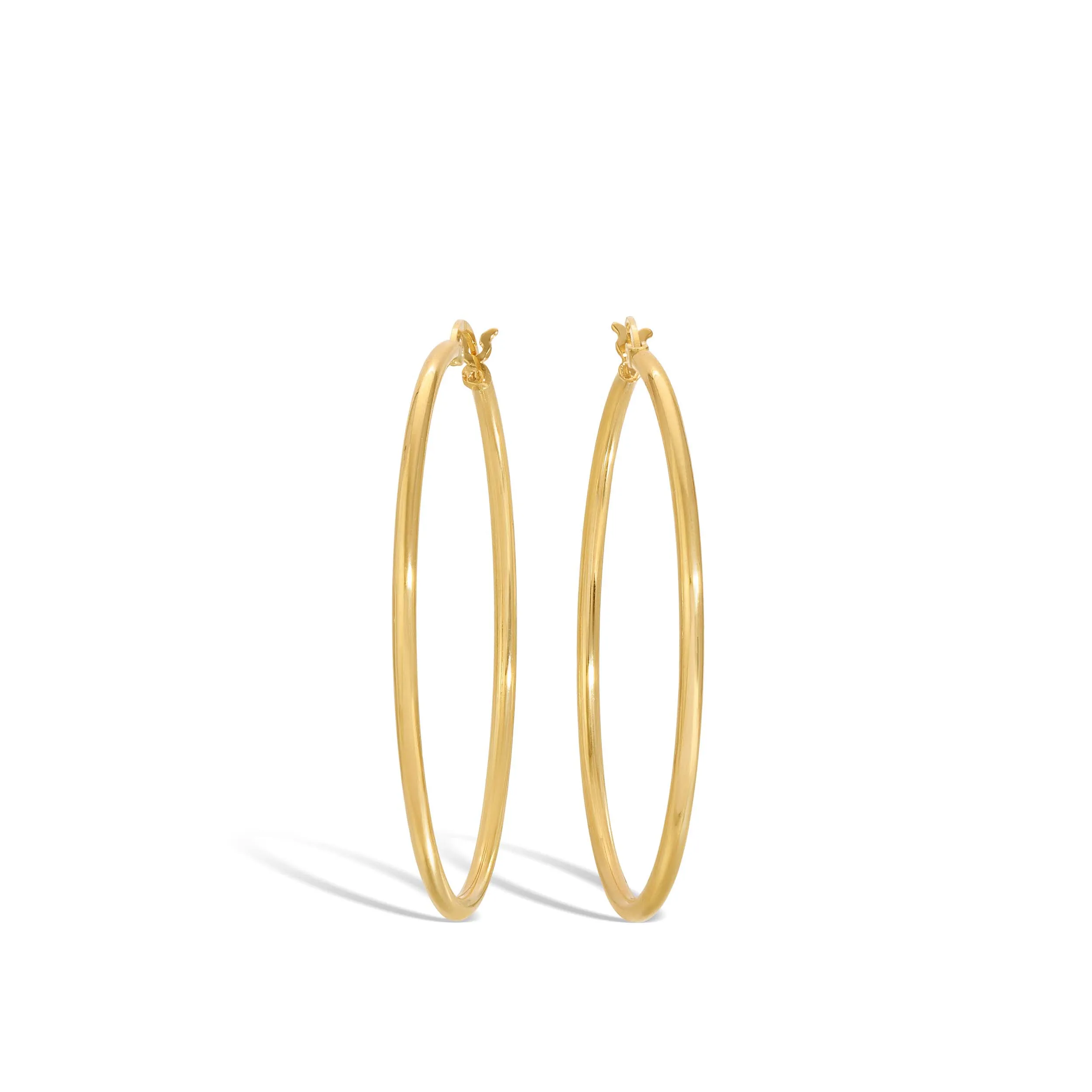 2MM Classic Polished Hoops