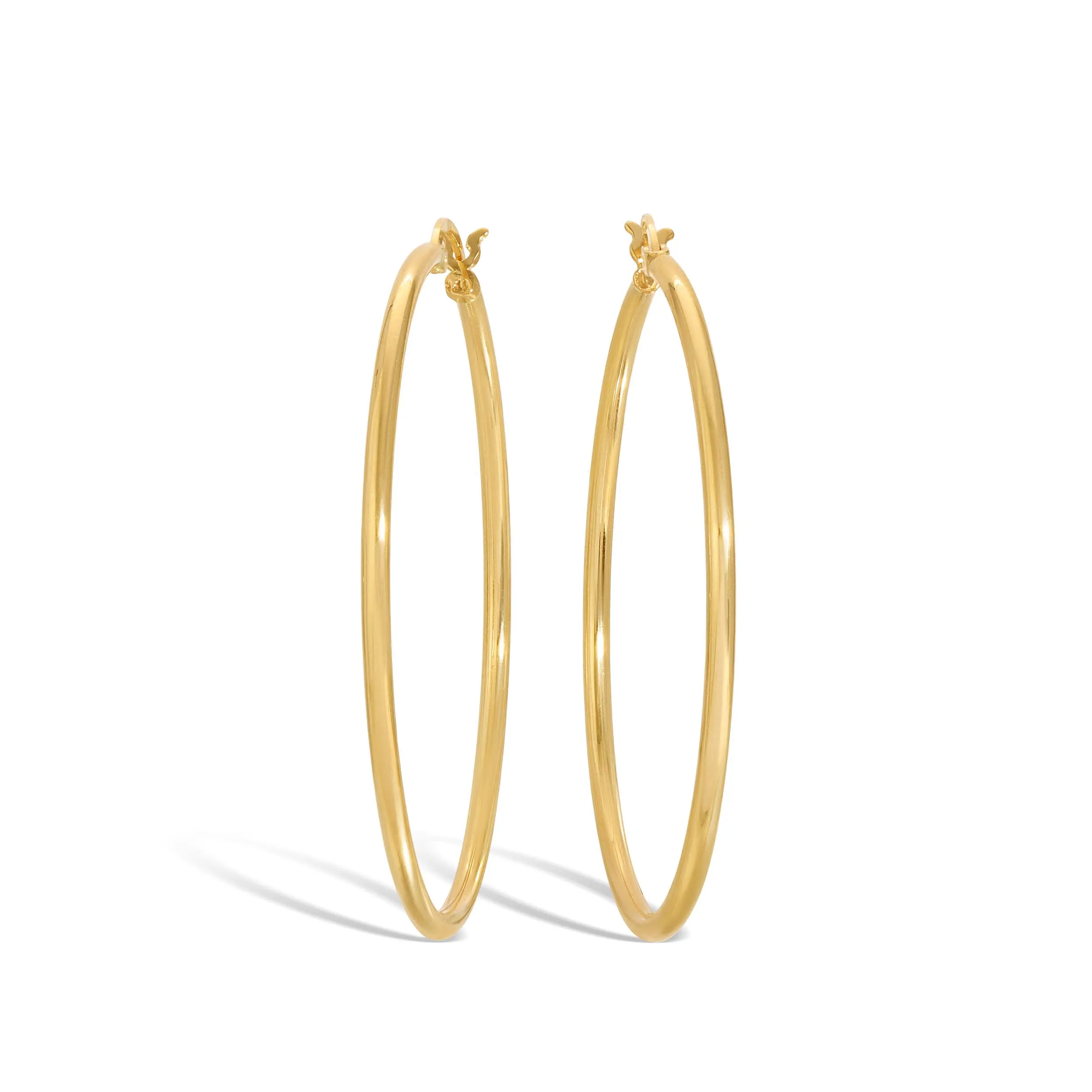 2MM Classic Polished Hoops