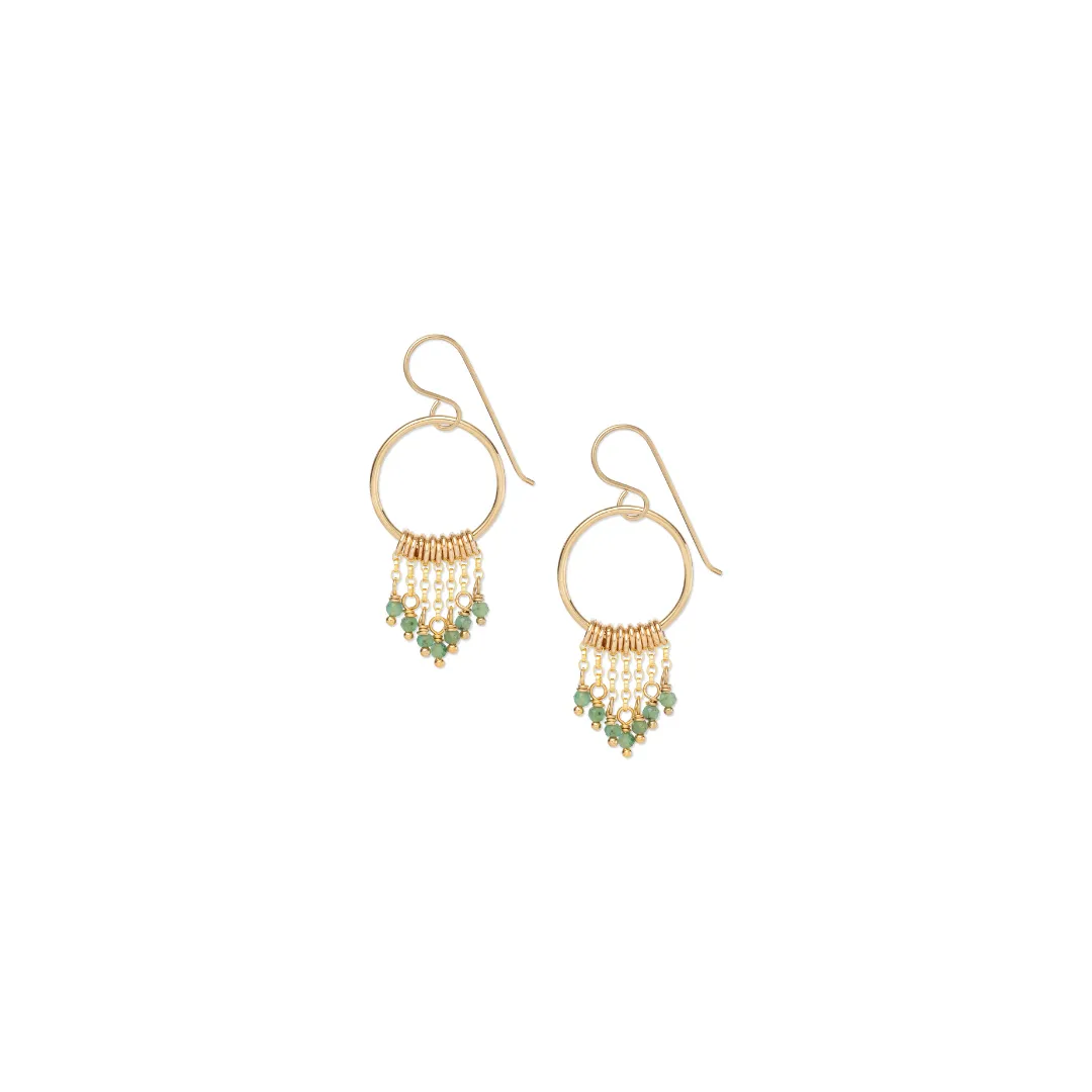 Aria Emerald Earrings