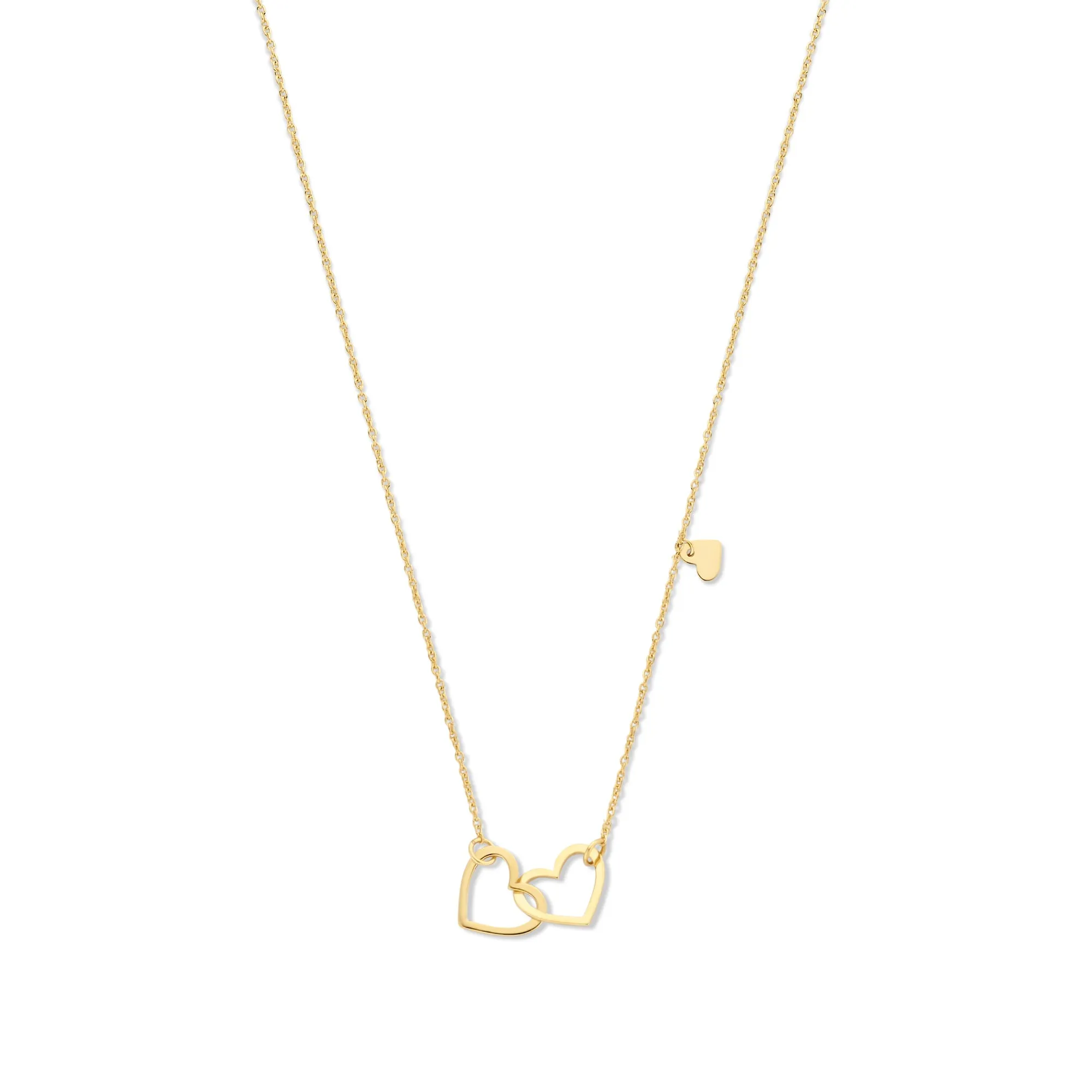 Belleville Amore 14 karat gold necklace with heart