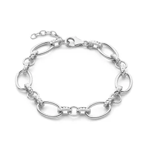 Bibbiena Poppi Clara 925 sterling silver link bracelet