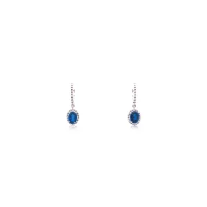 Blue Sapphire Earrings