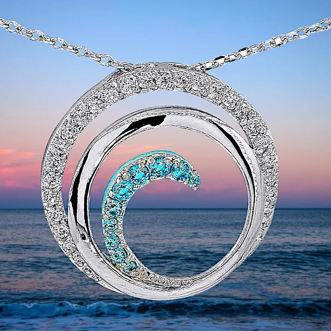 Blue Wave Necklace