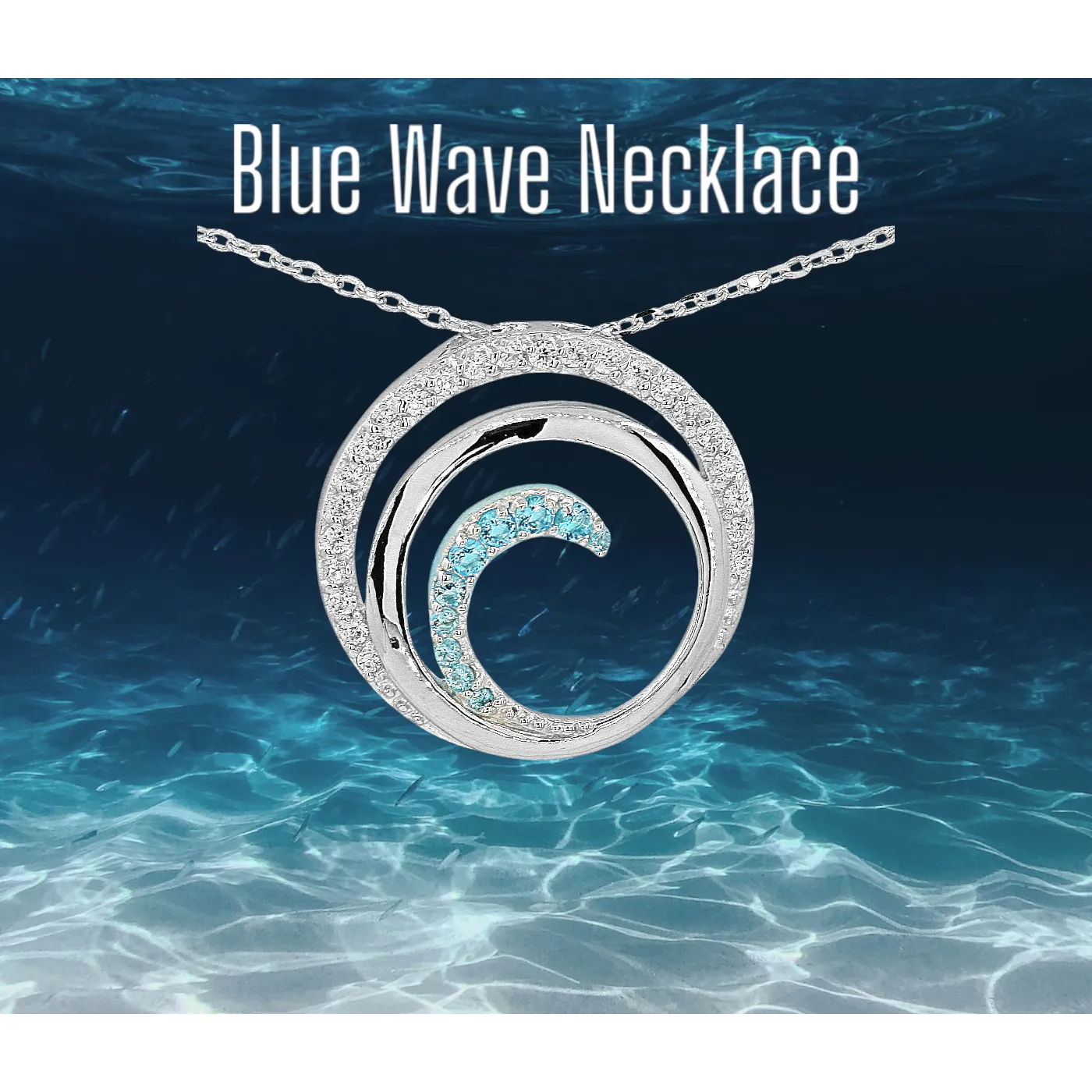 Blue Wave Necklace