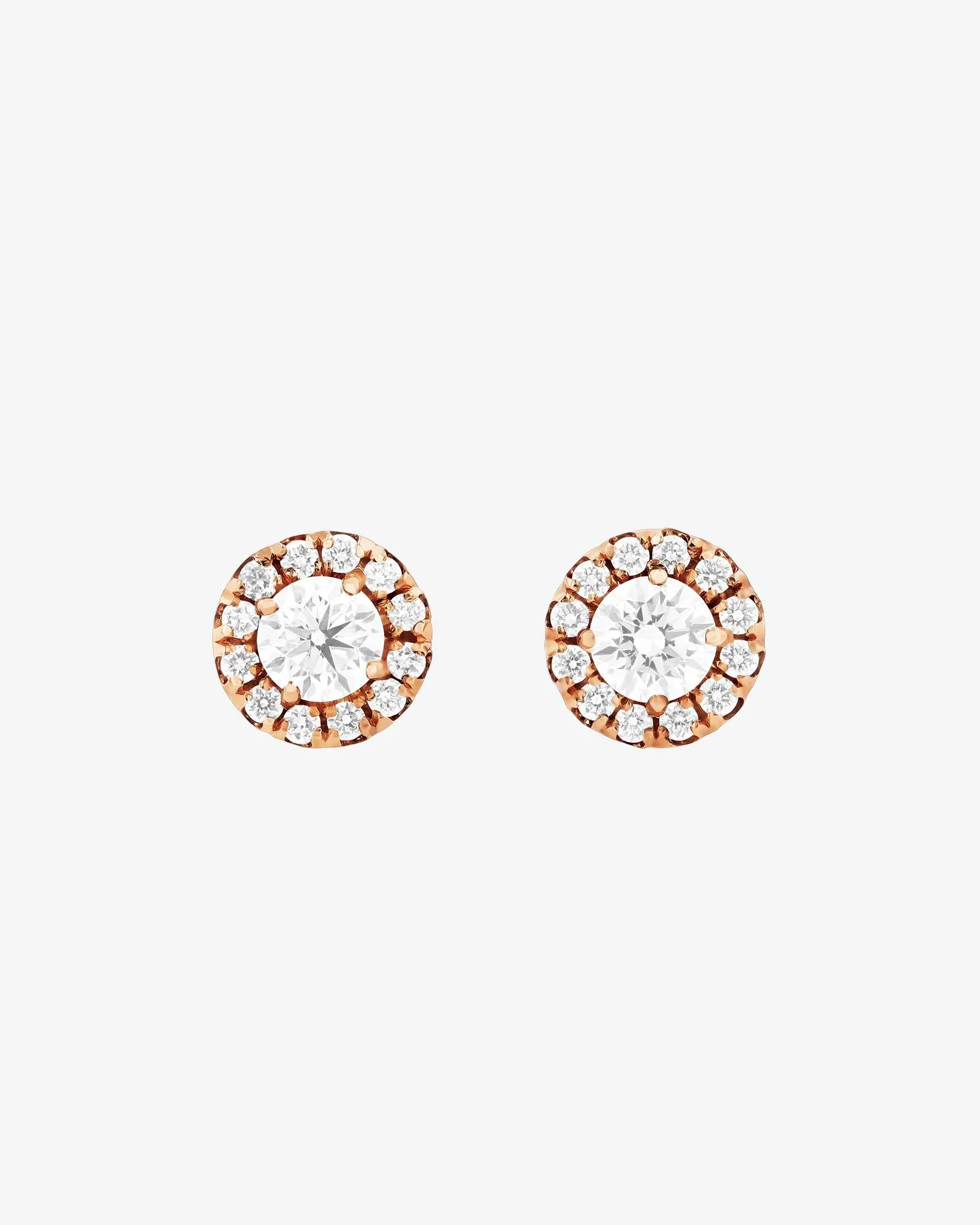 Bold Diamond Mini Round Pave Studs