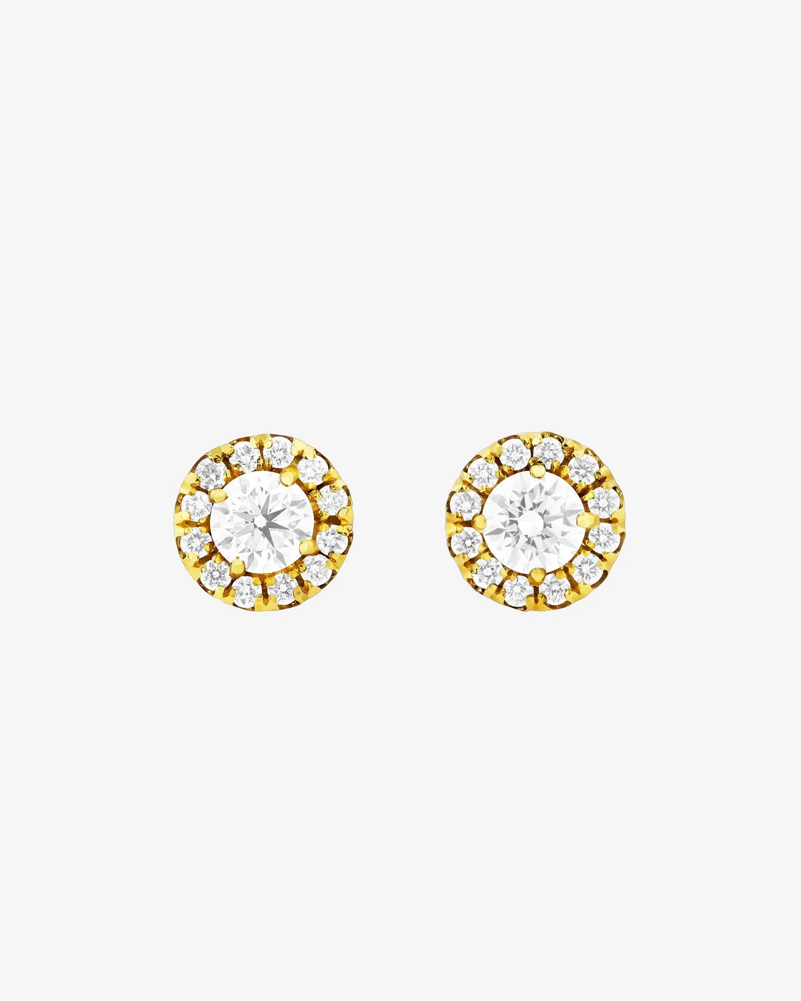 Bold Diamond Mini Round Pave Studs