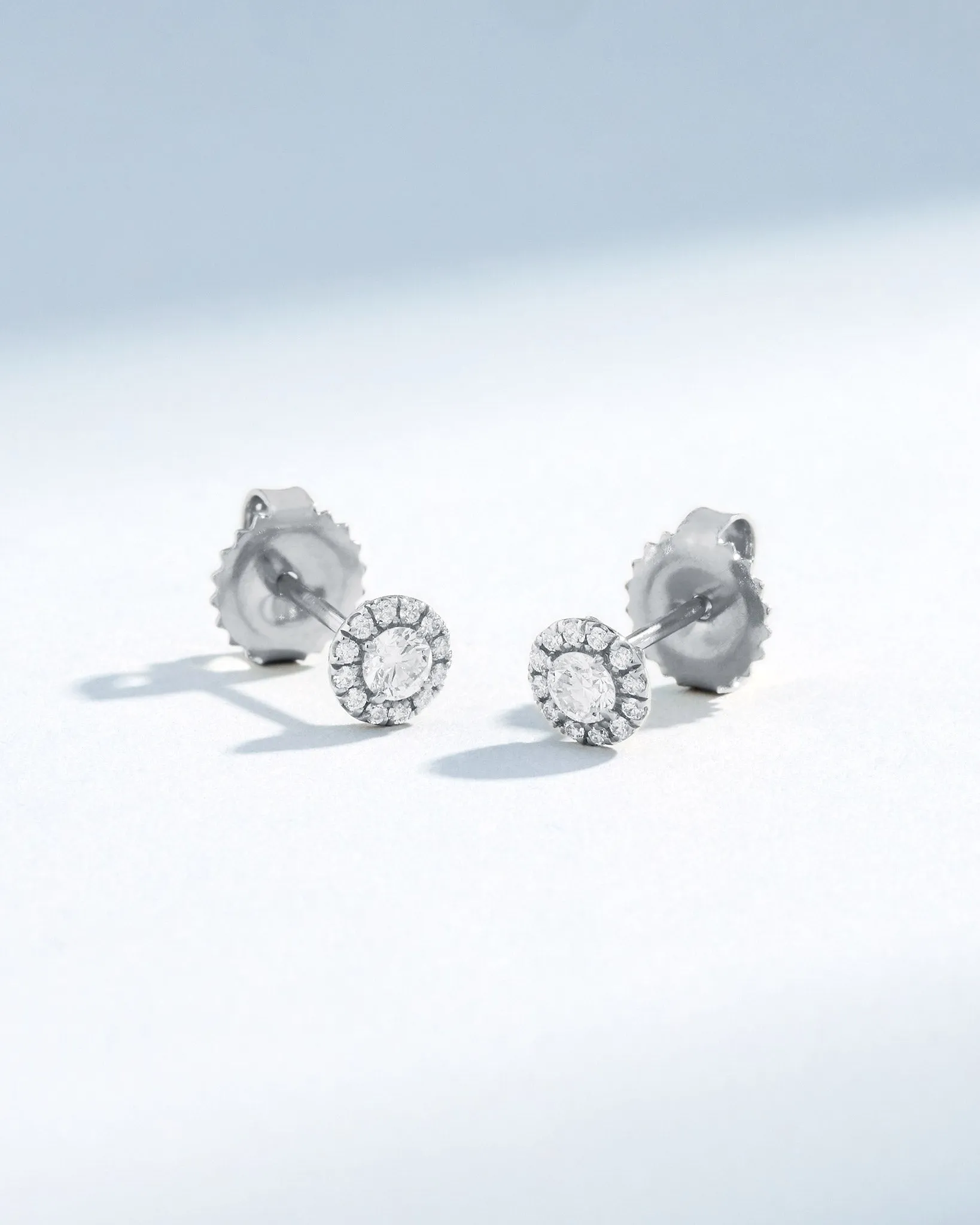 Bold Diamond Mini Round Pave Studs