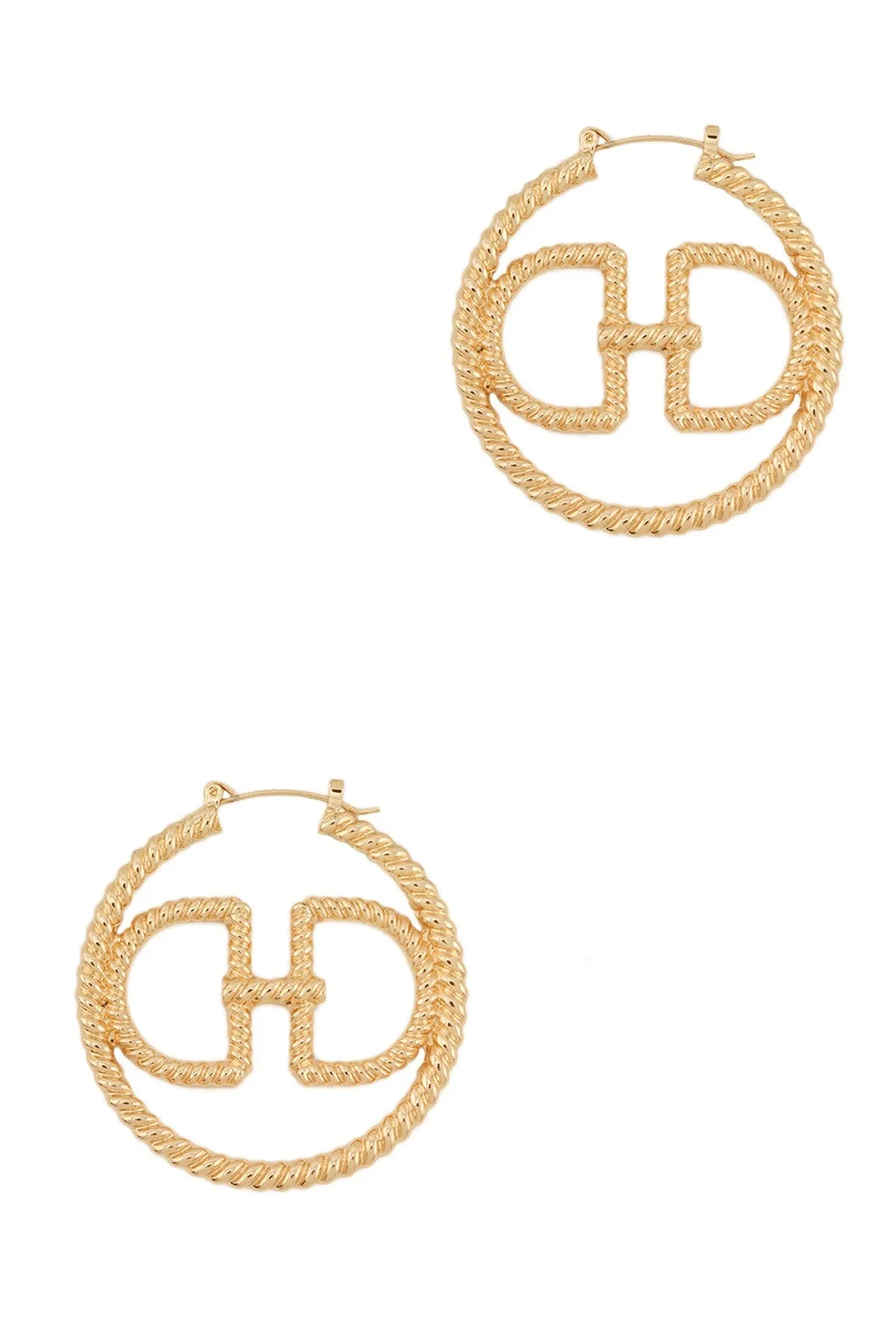 Bold Glam Circular Earrings