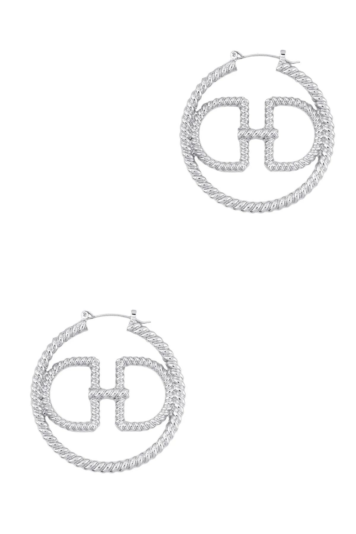 Bold Glam Circular Earrings