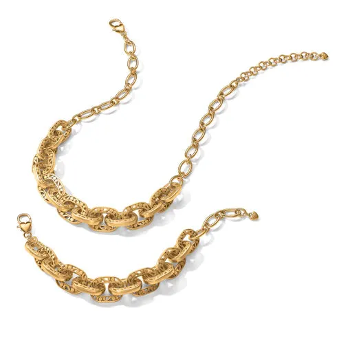 Brighton | Contempo Linx Necklace in Gold Tone