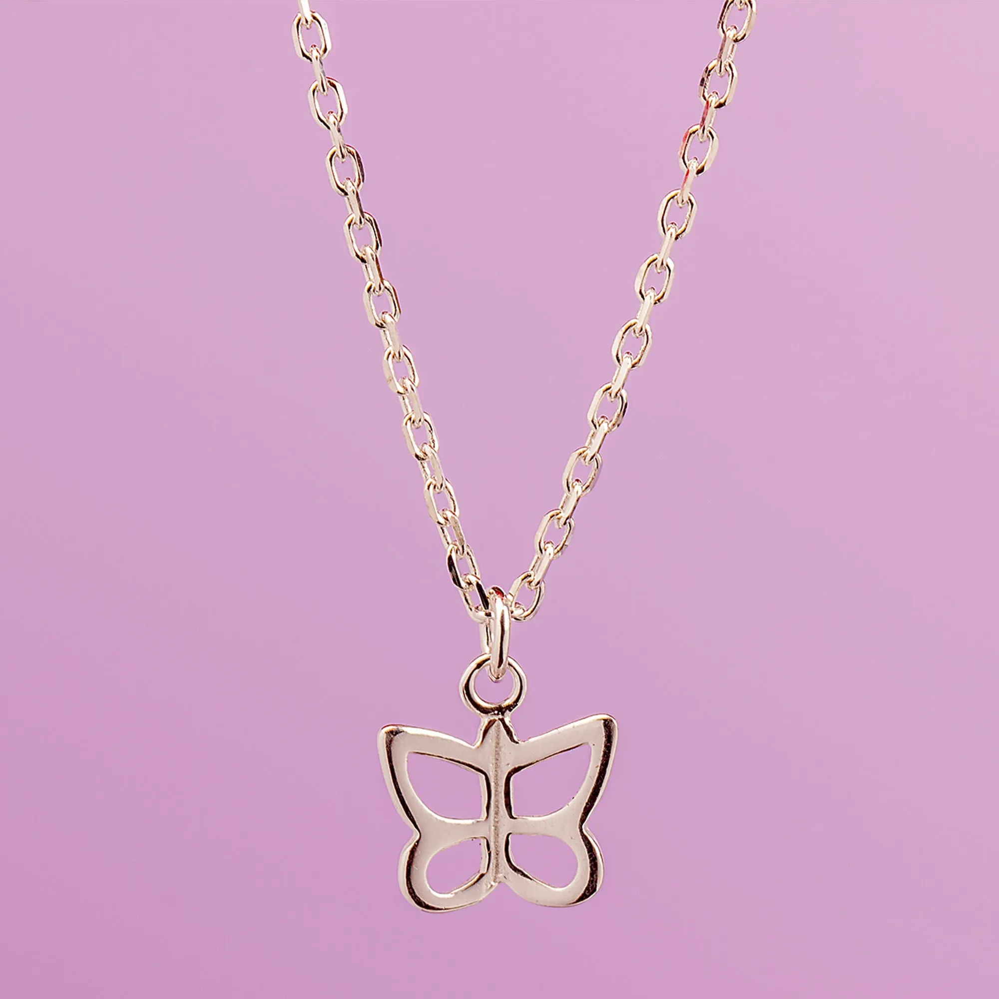 Butterfly Necklace - Sterling Silver