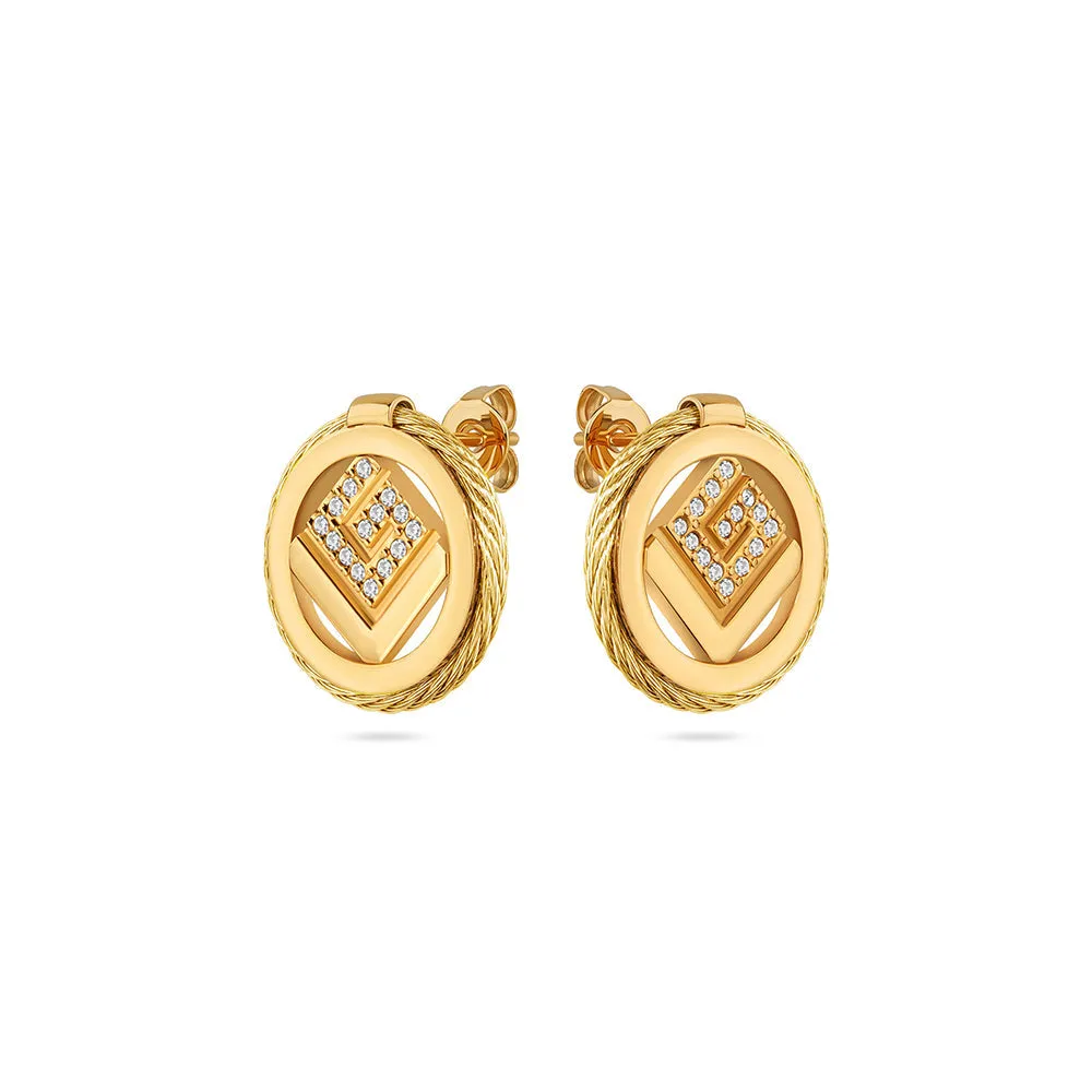 Camille Gold Plated Earrings