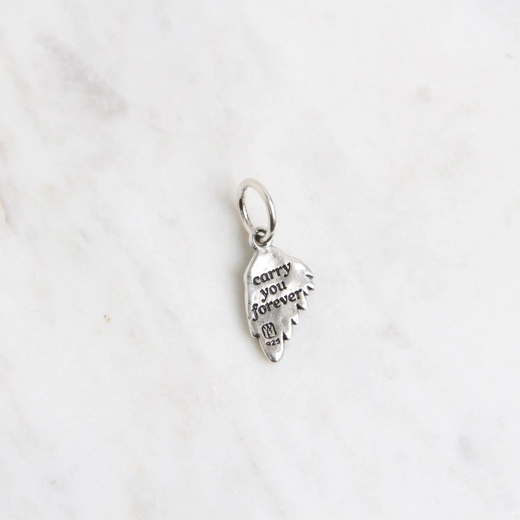 Carry You Forever Wing Charm