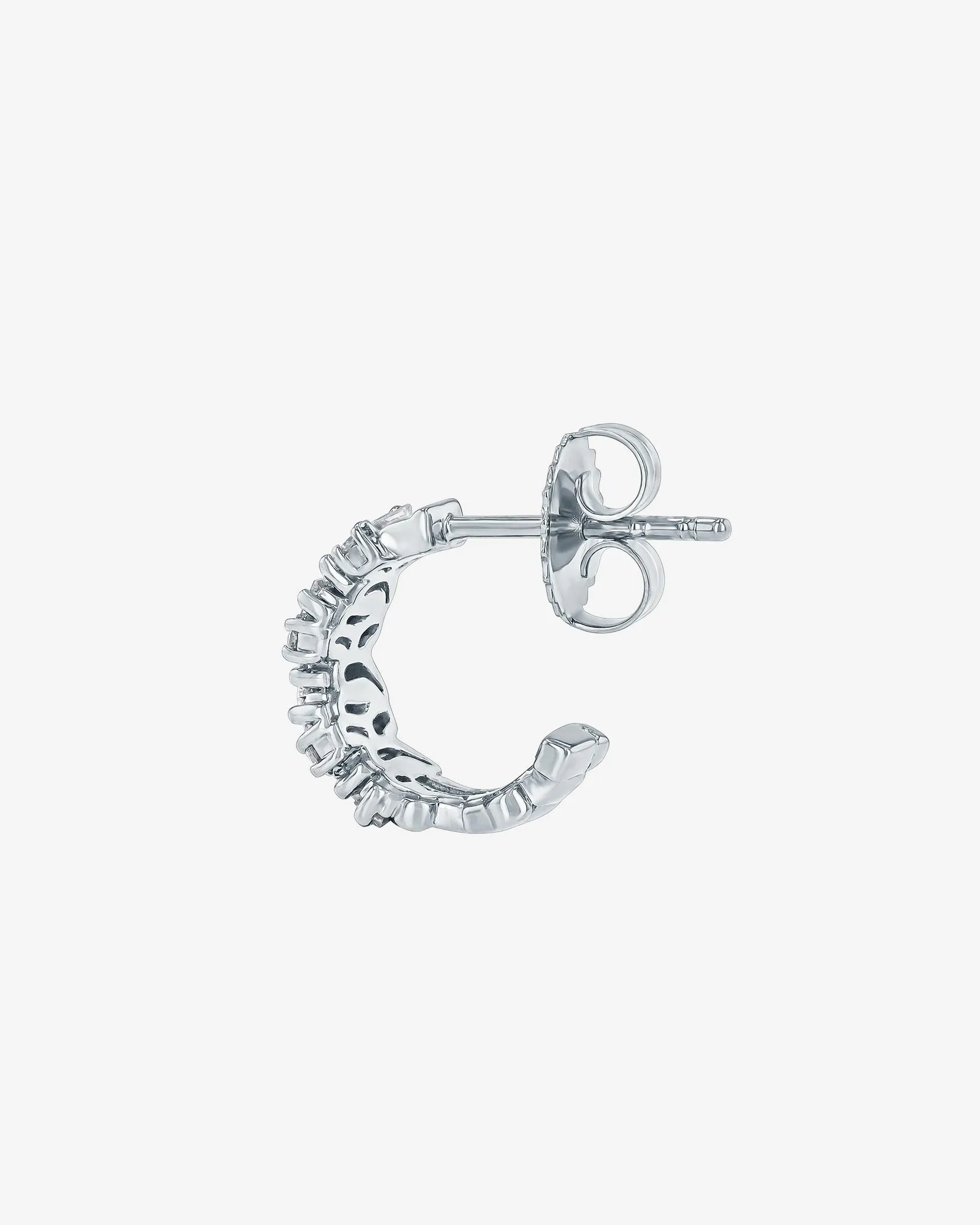 Classic Diamond Shimmer Mini Hoops