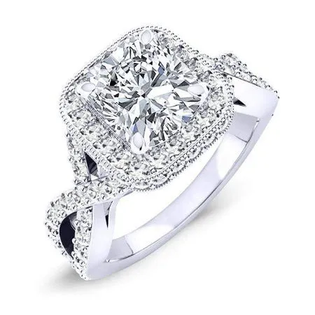 Clover - Cushion Lab Diamond Engagement Ring (IGI Certified)