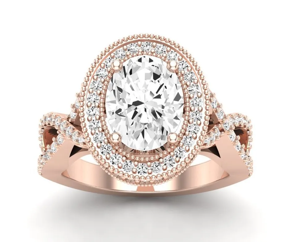 Clover - Oval Diamond Engagement Ring