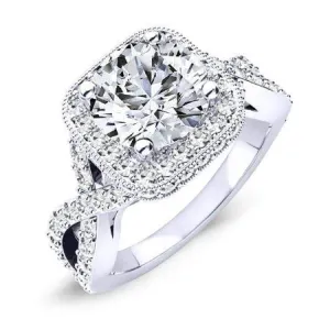 Clover - Round Lab Diamond Engagement Ring (IGI Certified)