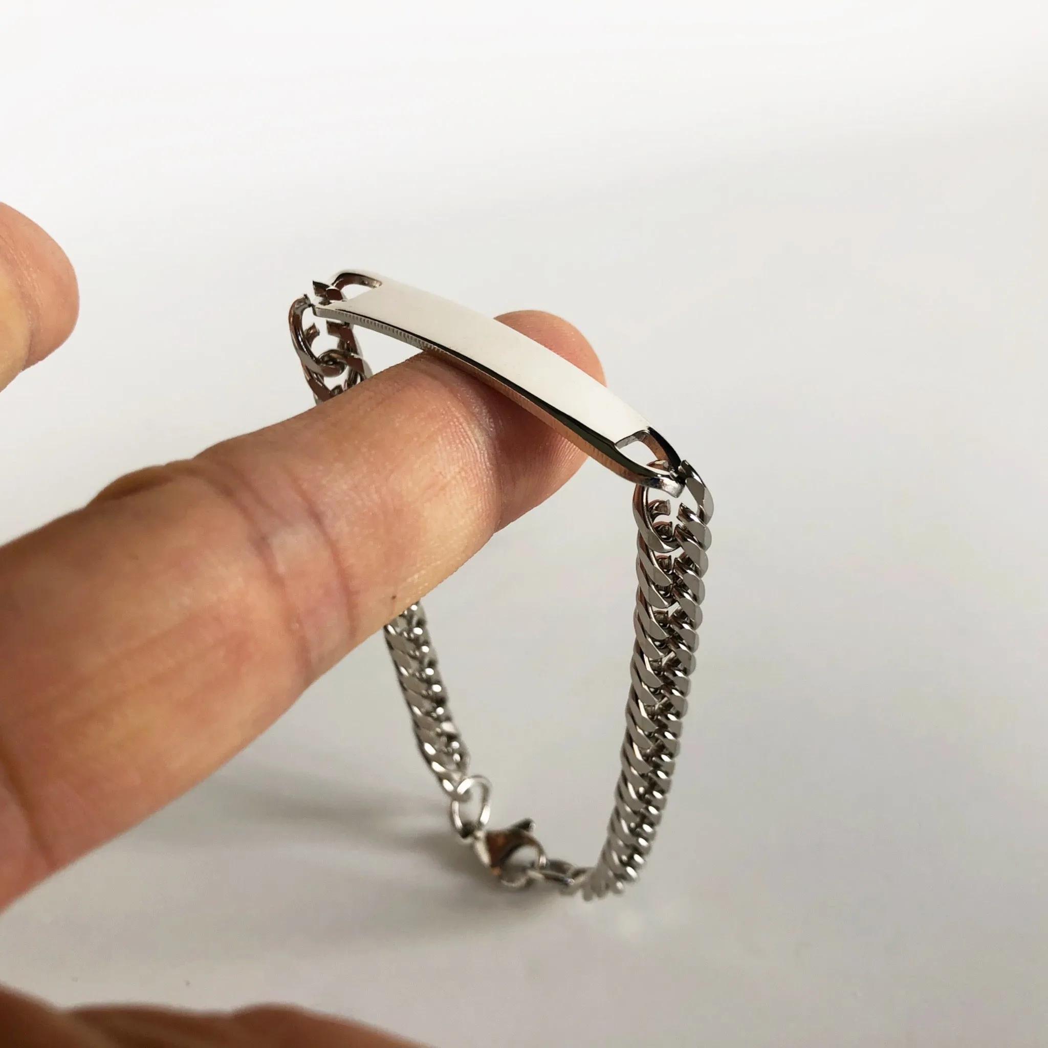 Curb Chain ID Bracelet