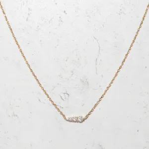 Diamond Layering Necklace - Graduated Diamonds in 14k Yellow Gold