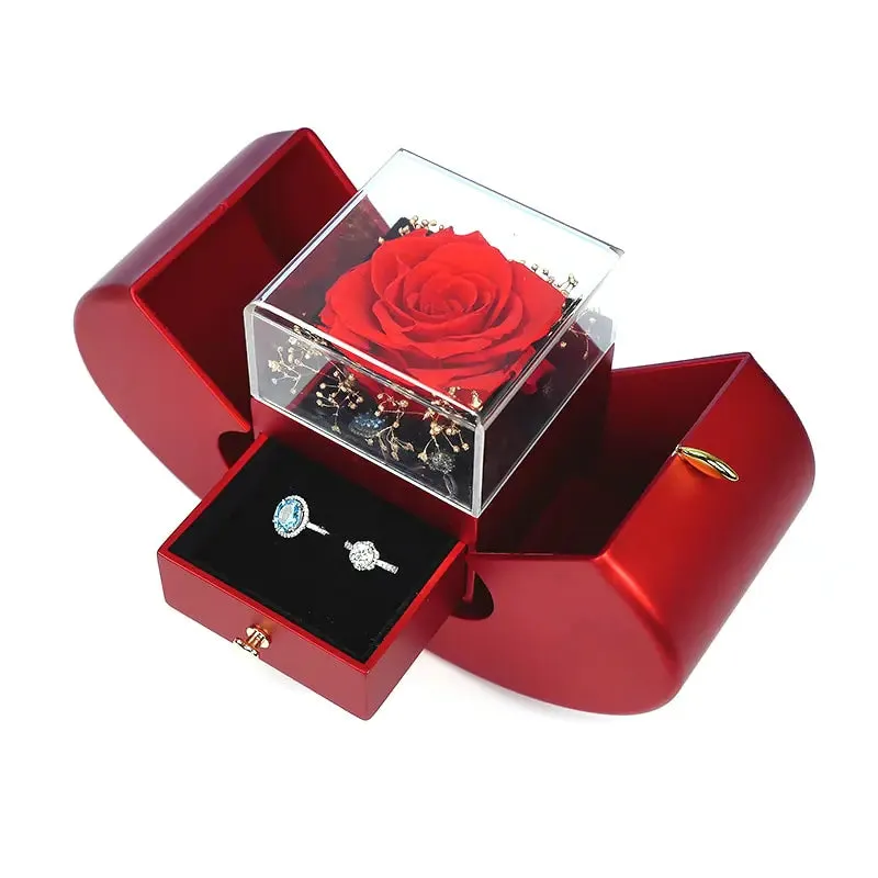 Eternal Flower Box with Necklace & Message