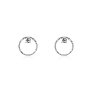 Everyday Genie Sterling Silver Zircon Earrings