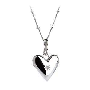 Hot Diamonds Romantic Small Heart Locket | Sterling Silver