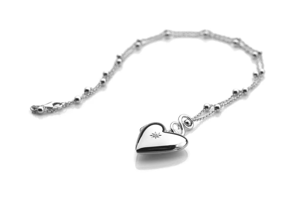 Hot Diamonds Romantic Small Heart Locket | Sterling Silver