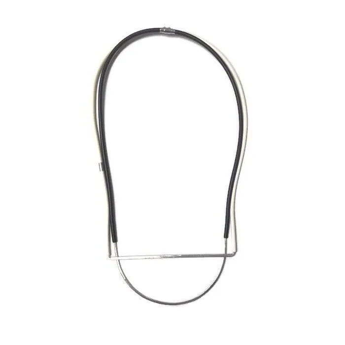 Inteplei Necklace: 2 pc Graceful Edge in Black & White