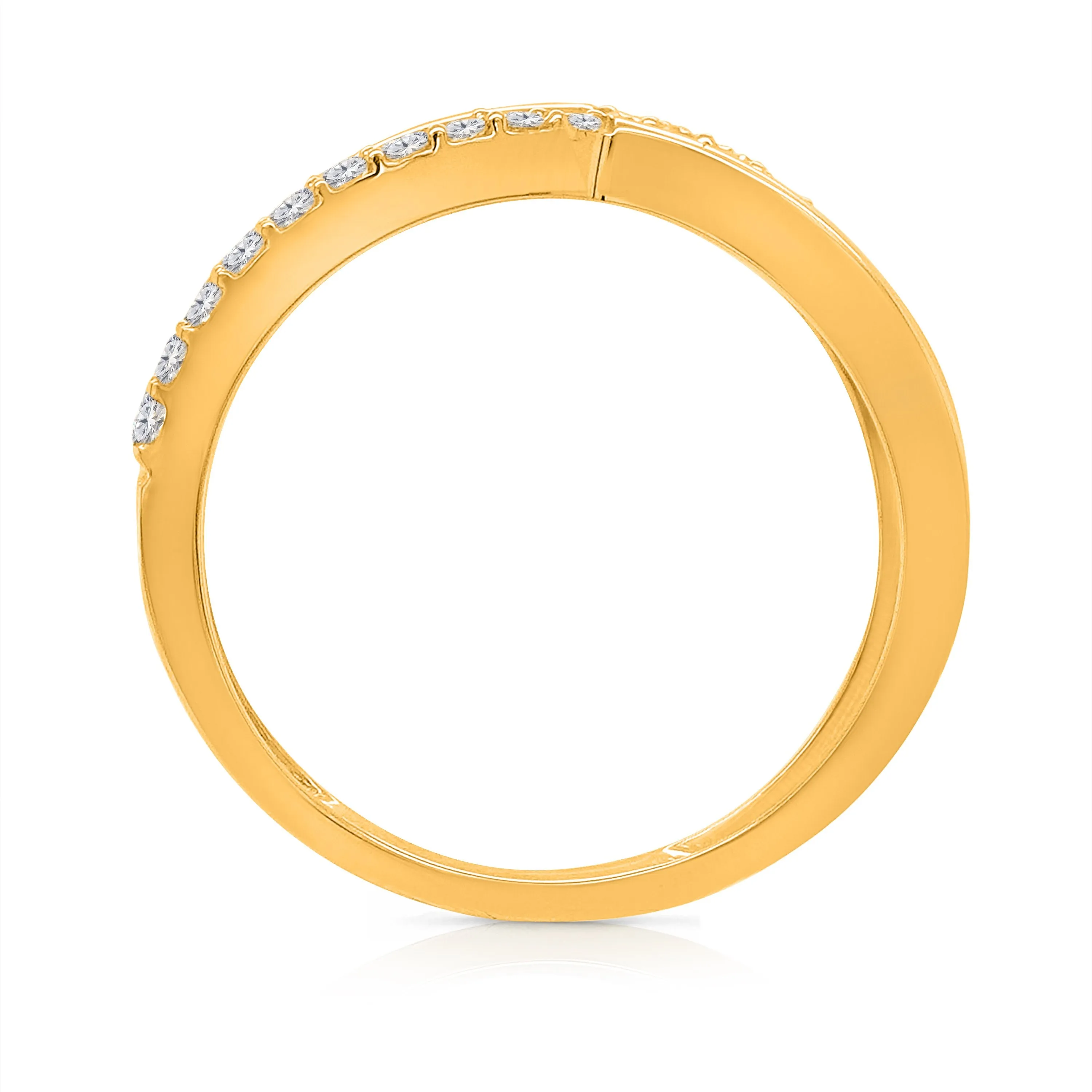 Kallati Eternal Diamond Ring in 14K Two-Tone Gold