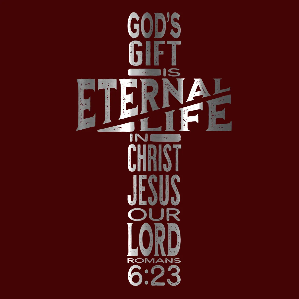 Kerusso 22 oz Stainless Steel Mug With Handle Eternal Life Cross