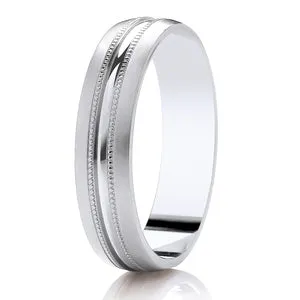 Ladies DC141BE Diamond Cut Wedding Ring