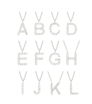 Letter Necklace Steel