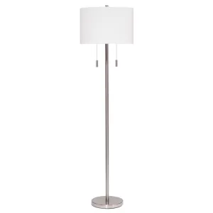 Lincoln Floor Lamp - Matte Silver