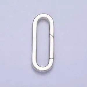 Long Flat Paperclip Invisible Clasp