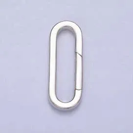 Long Flat Paperclip Invisible Clasp