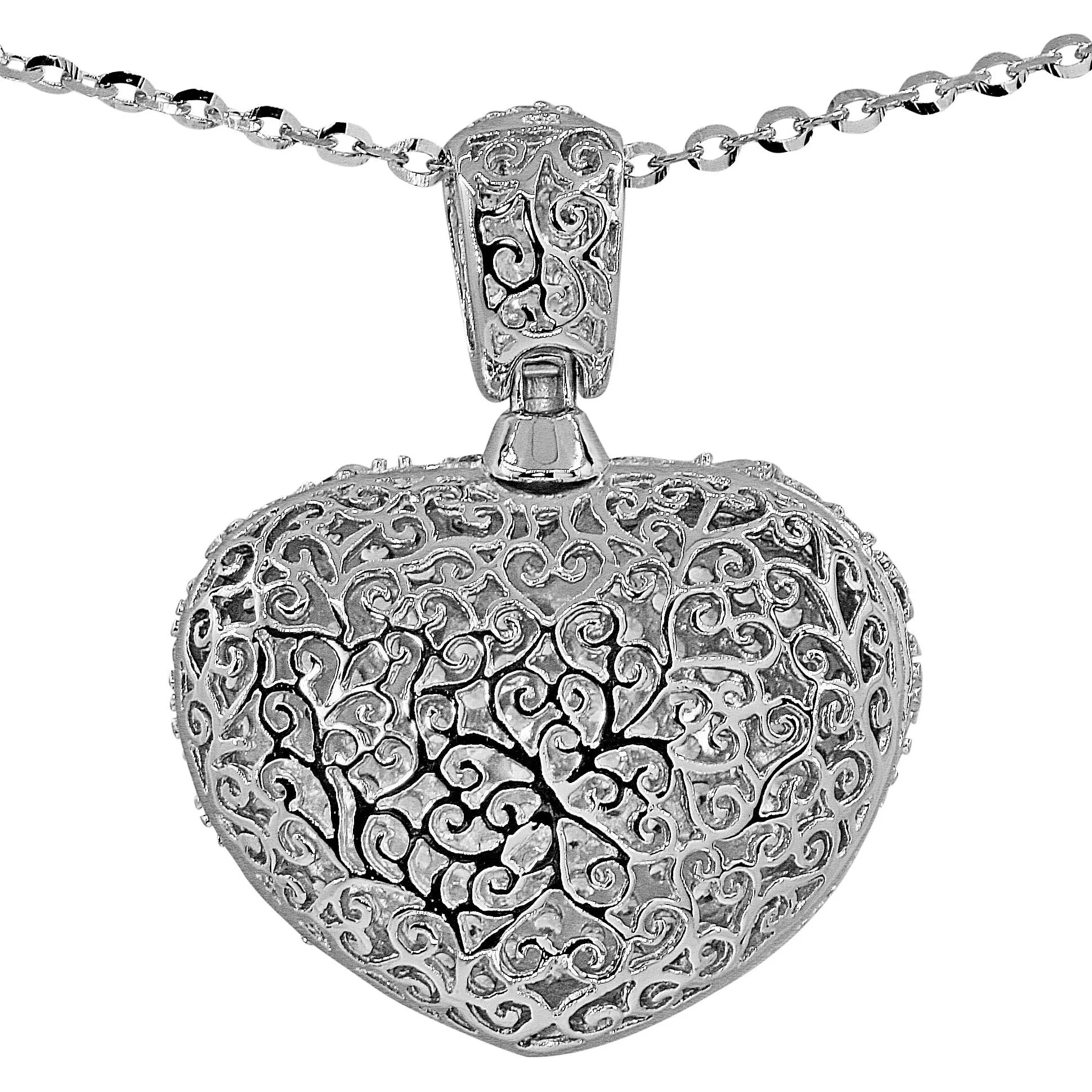 Luxurious Puff Heart Necklace