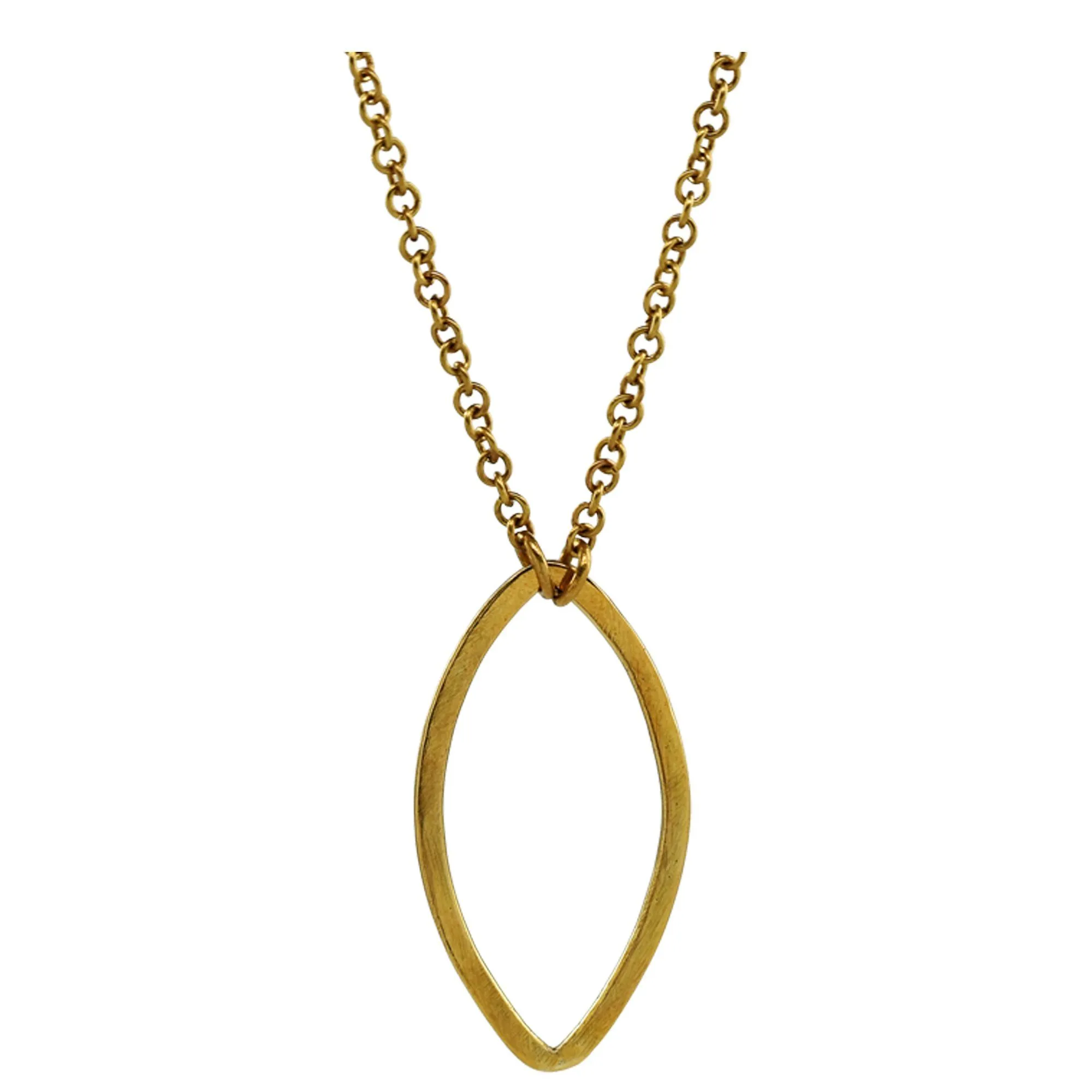 Maji Brass Necklace