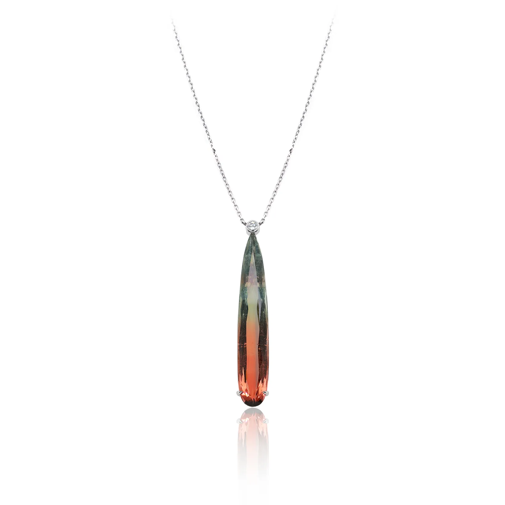 Melon Tourmaline Necklace