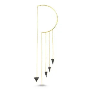 Minimalist Spikes Ear Cuffs & Wraps Threader Earrings