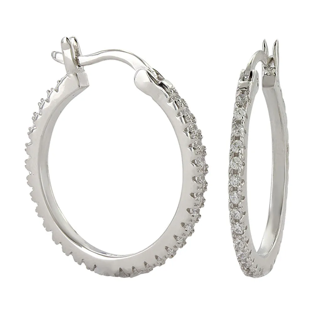 Montana Silversmiths Classic Medium Hoop Earrings