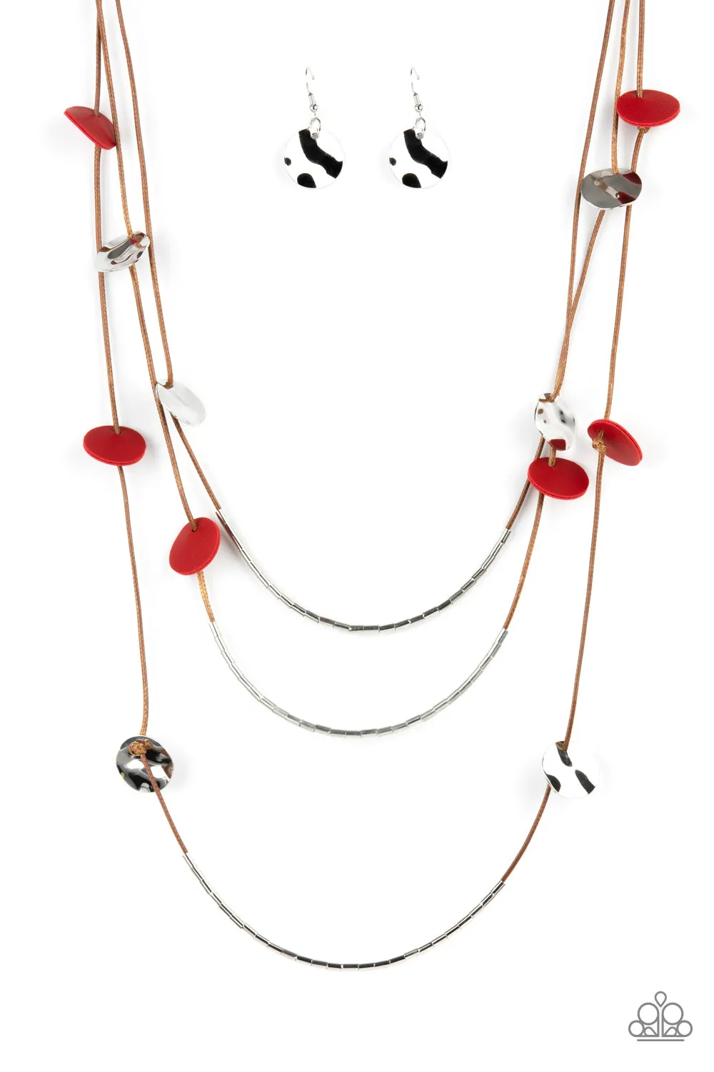 Necklaces Alluring Luxe - Red N389