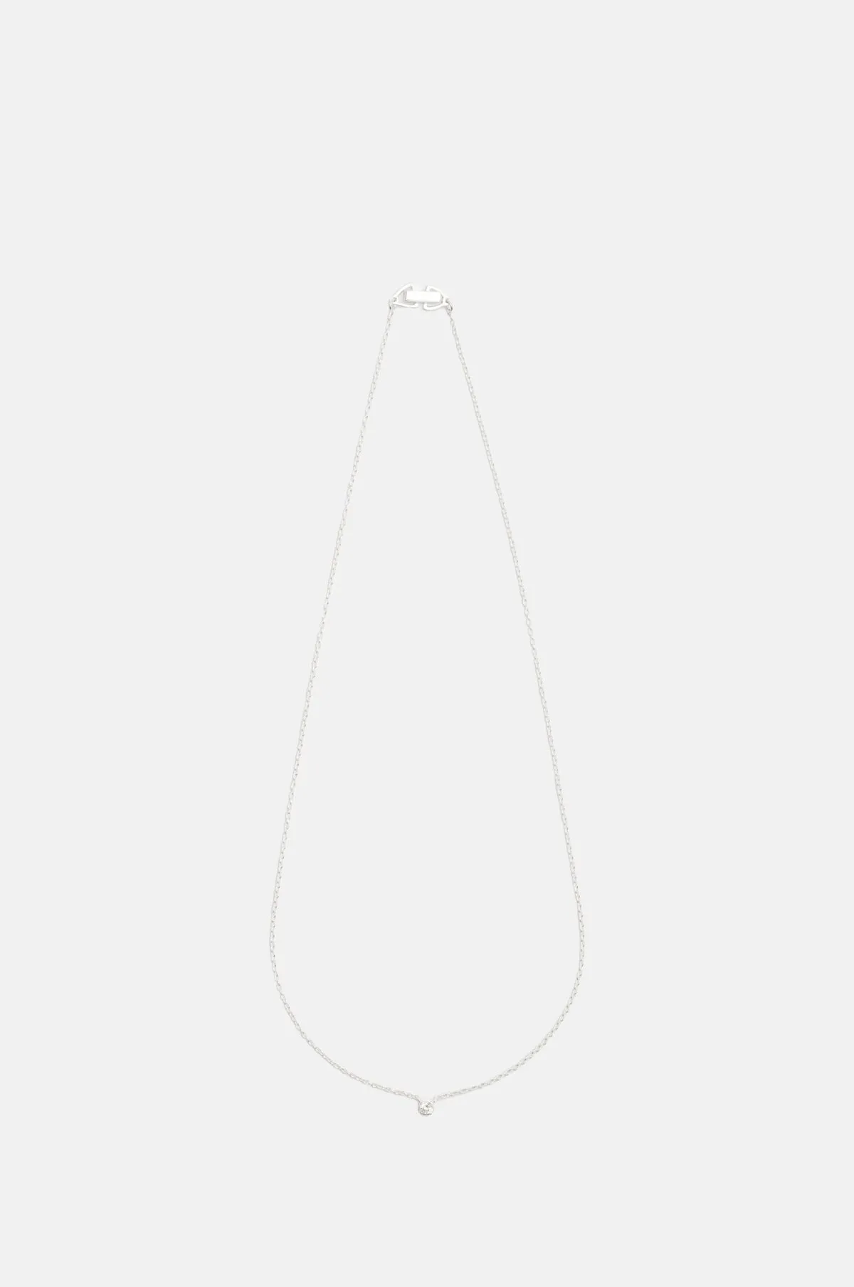 Oda Floating Silver Necklace