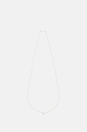 Oda Floating Silver Necklace