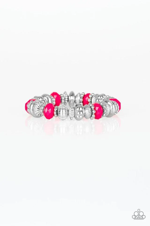 Paparazzi Bracelet ~ Live Life To The COLOR-fullest - Pink