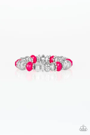 Paparazzi Bracelet ~ Live Life To The COLOR-fullest - Pink